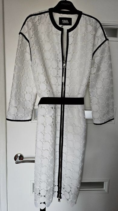 Karl Lagerfeld płaszczyk narzutka nowy haftowany