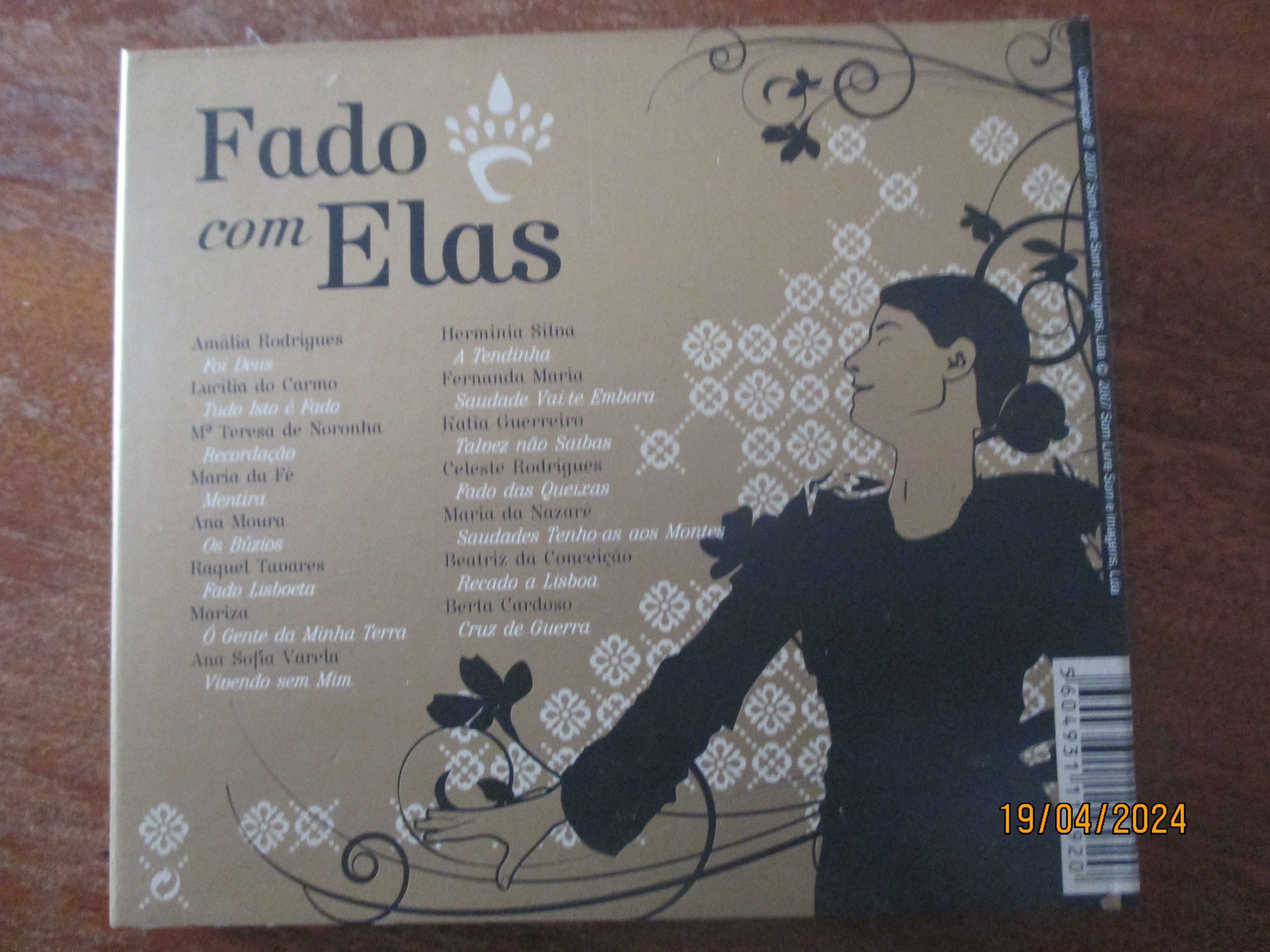 CD - Fado com eles - Fado com elas (duplo)