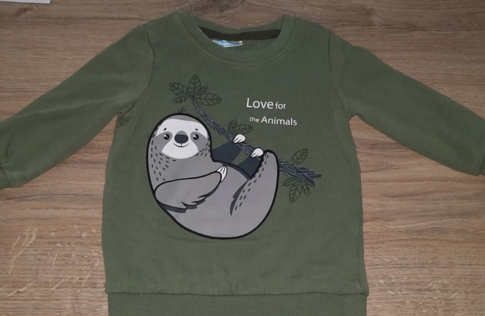 Bluzka ,Socute leniwiec rozmiar 80 Unisex