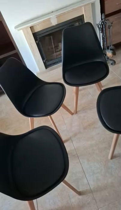 Стілець Kris бук з мʼяким сидінням 4шт