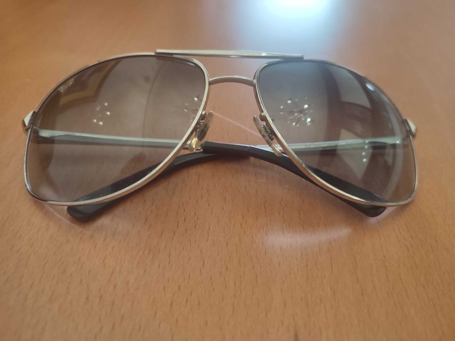 Óculos Ray- ban prateados
