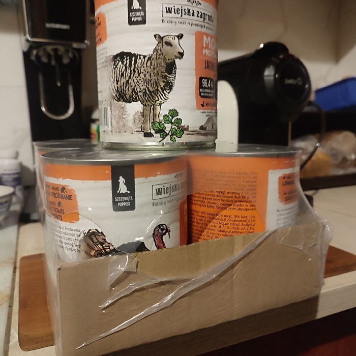 Wiejska zagroda karma dla psa