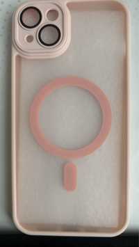Case mag safe iphone 14 plus nowy pink