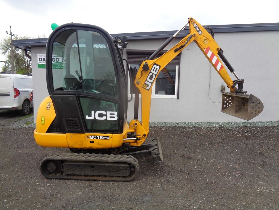 Koparka Minikoparka JCB 8018 łyżka 90cm + łyżka 30 cm