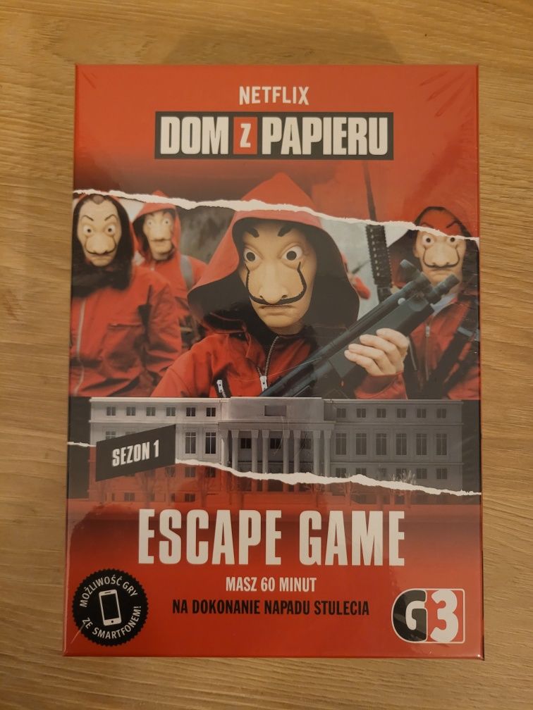 Dom z papieru escape game