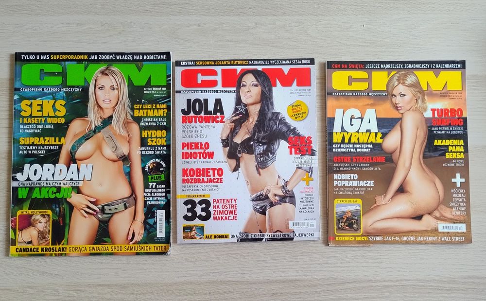 CKM, czasopismo każdego mężczyzny, 3 szt.