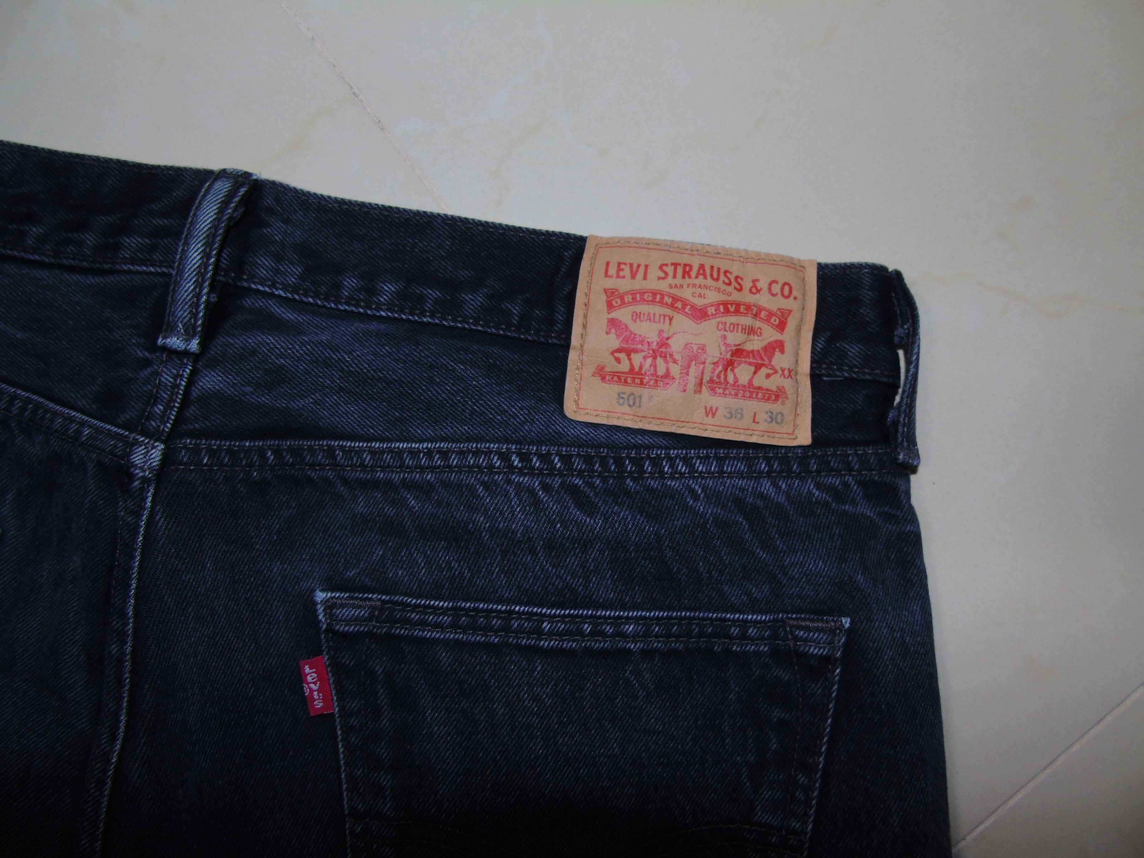 Levis 501 36/30 Spodnie Piękne