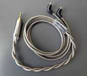 Kabel do słuchawek MMCX 2,5mm HiFi zbalansowany 60 cm