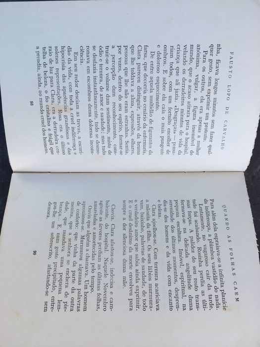 Livro - Ondas sobre a areia (Fausto Lopo de Carvalho)