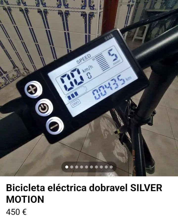 Bicicleta Elétrica Silver Motion EIP30