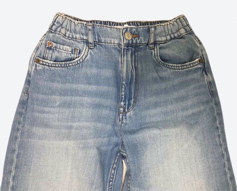 ZARA джинсы wide-leg на девочку, размер 146