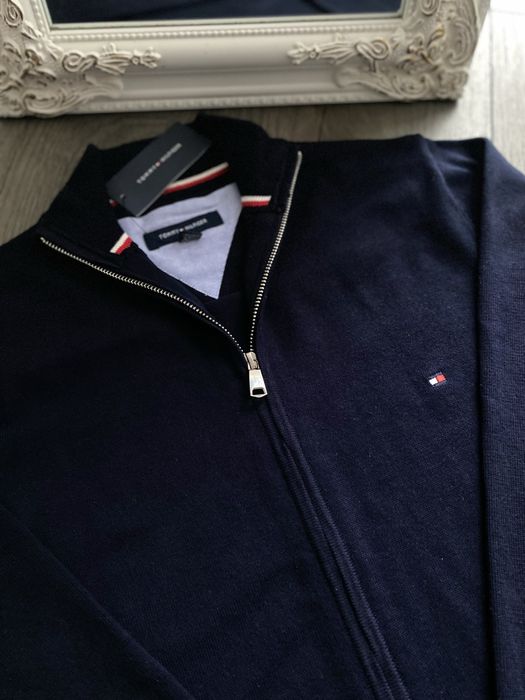 Кофта Tommy Hilfiger full zip / джемпер Tommy Hilfiger / зип томмі