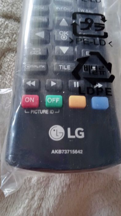 Nowy oryginalny pilot LG AKB w fabrycznej folii