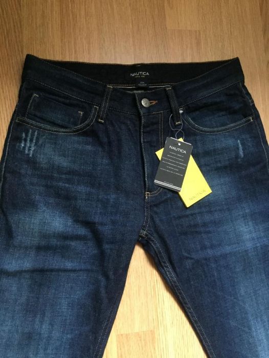 джинсы Nautica темно-синие зауженые 100% оригинал