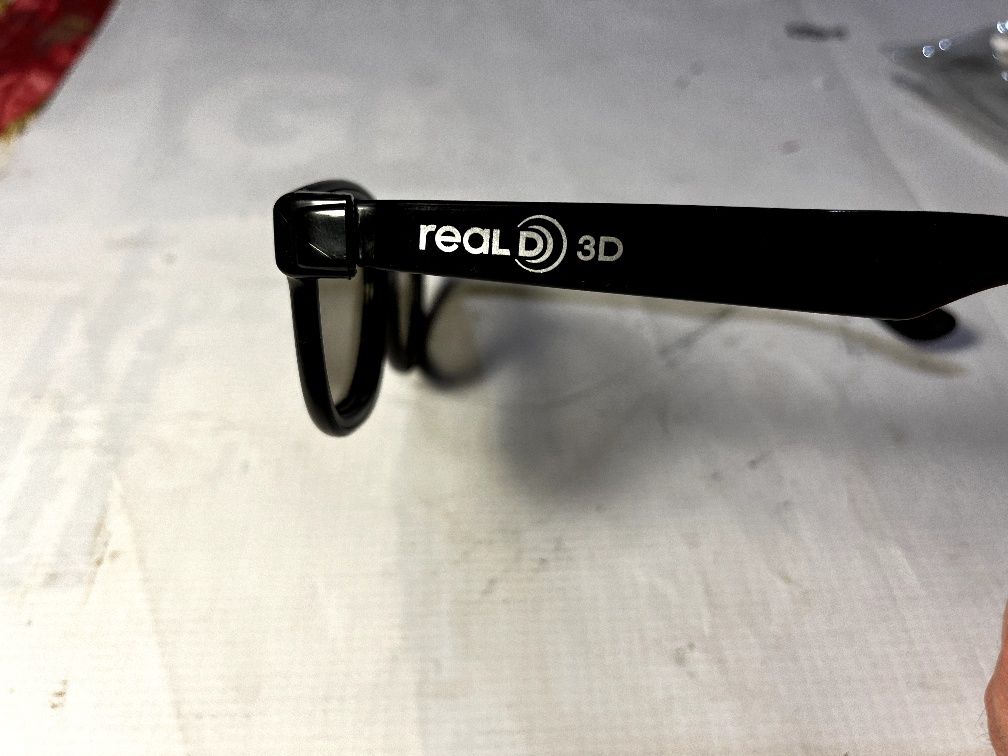 Okulary Real D 3D do telewizora kina 3D