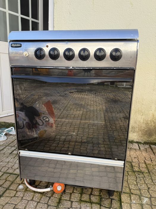 Fogão e botija de gas