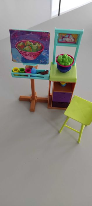 mattel lalka barbie pracownia artystyczna artystka malarka jak nowa