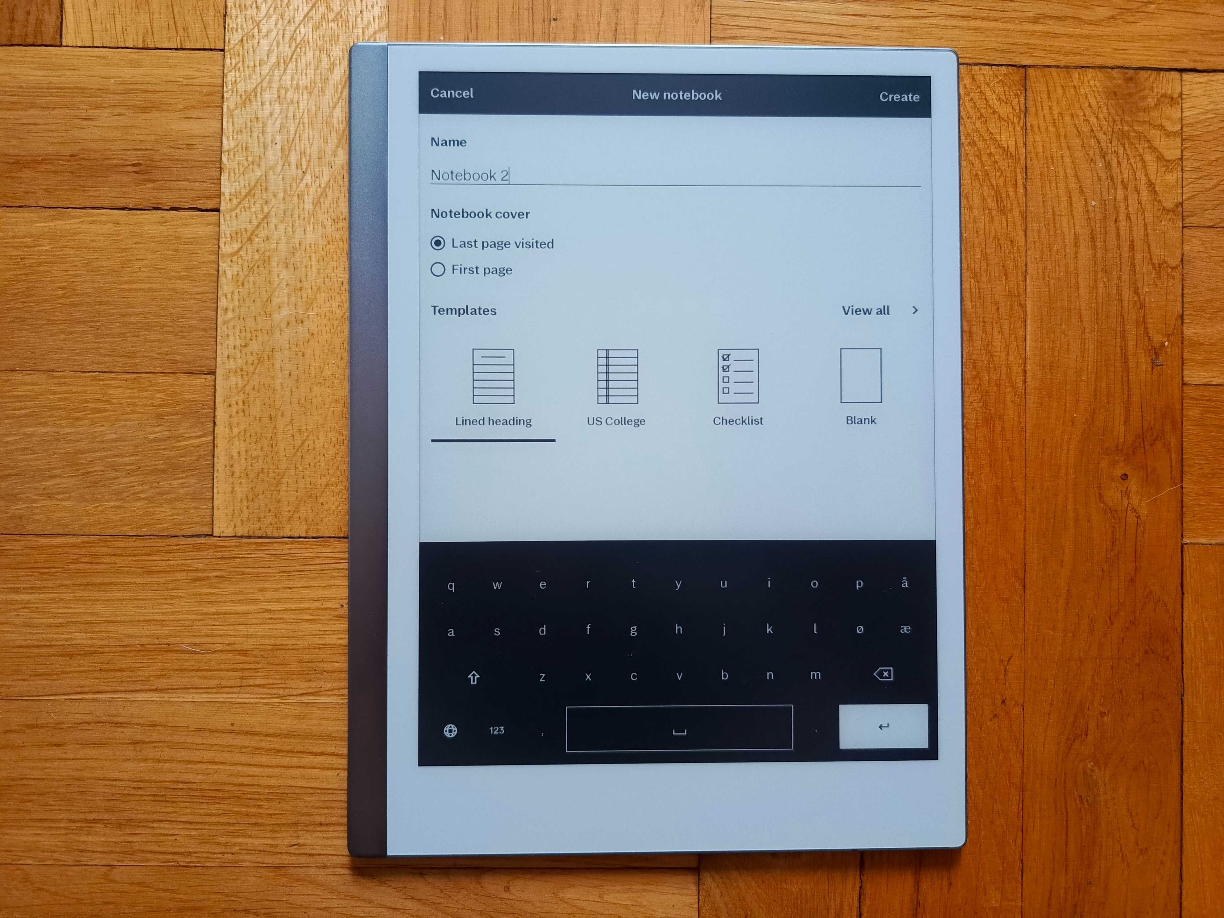 reMarkable 2 Tablet do pisania czytnik e-booków e-notatnik 10,3" WiFi