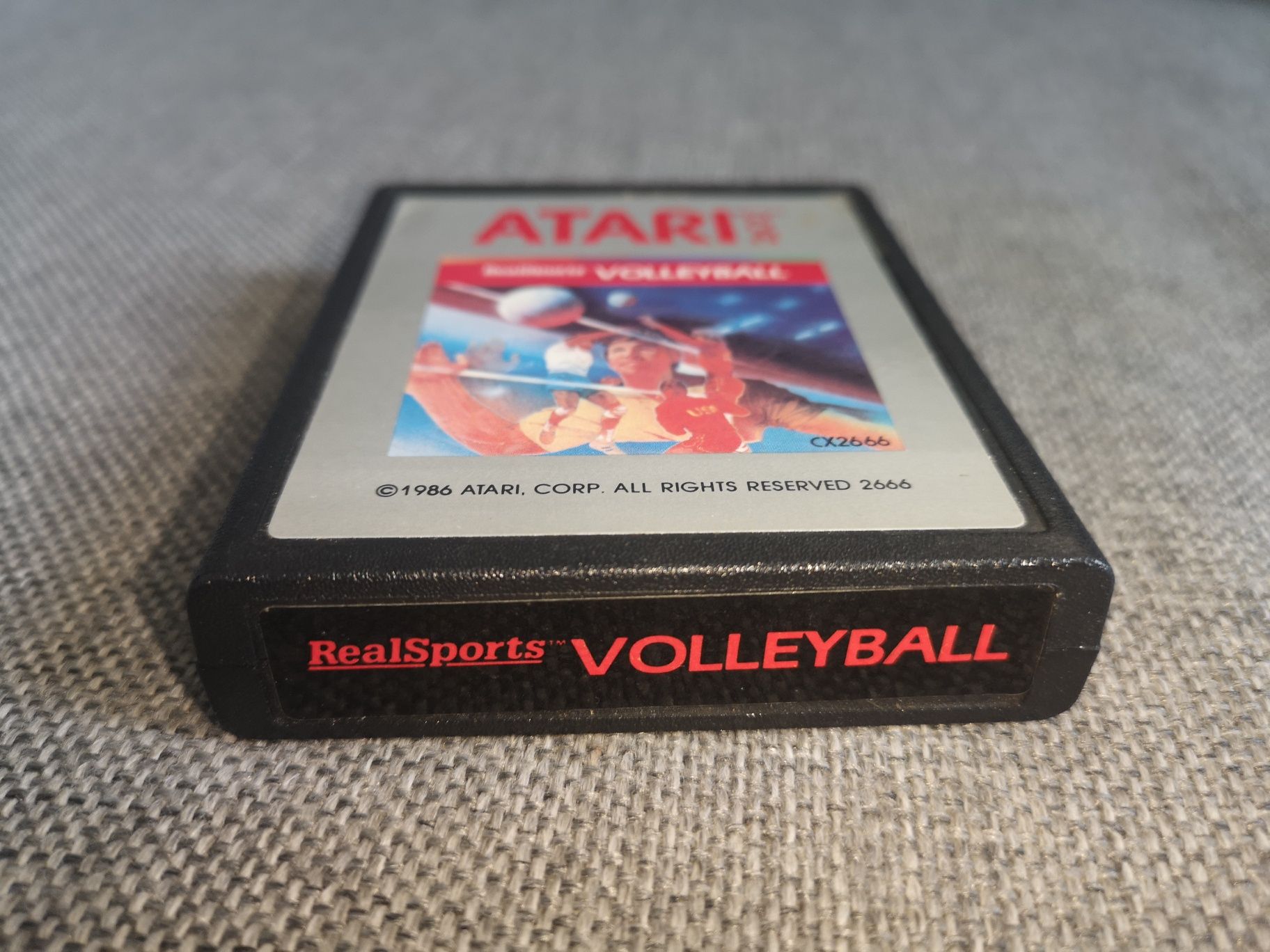 Volleyball ATARI 2600 gra (oryg testowany) RETRO (1986) sklep Ursus