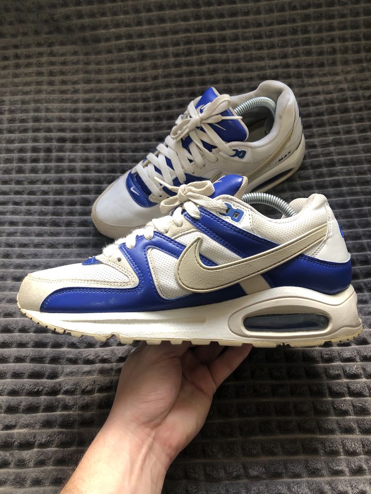 NIKE AIR MAX (42) 27см Command мужские кроссовки белые оригинал