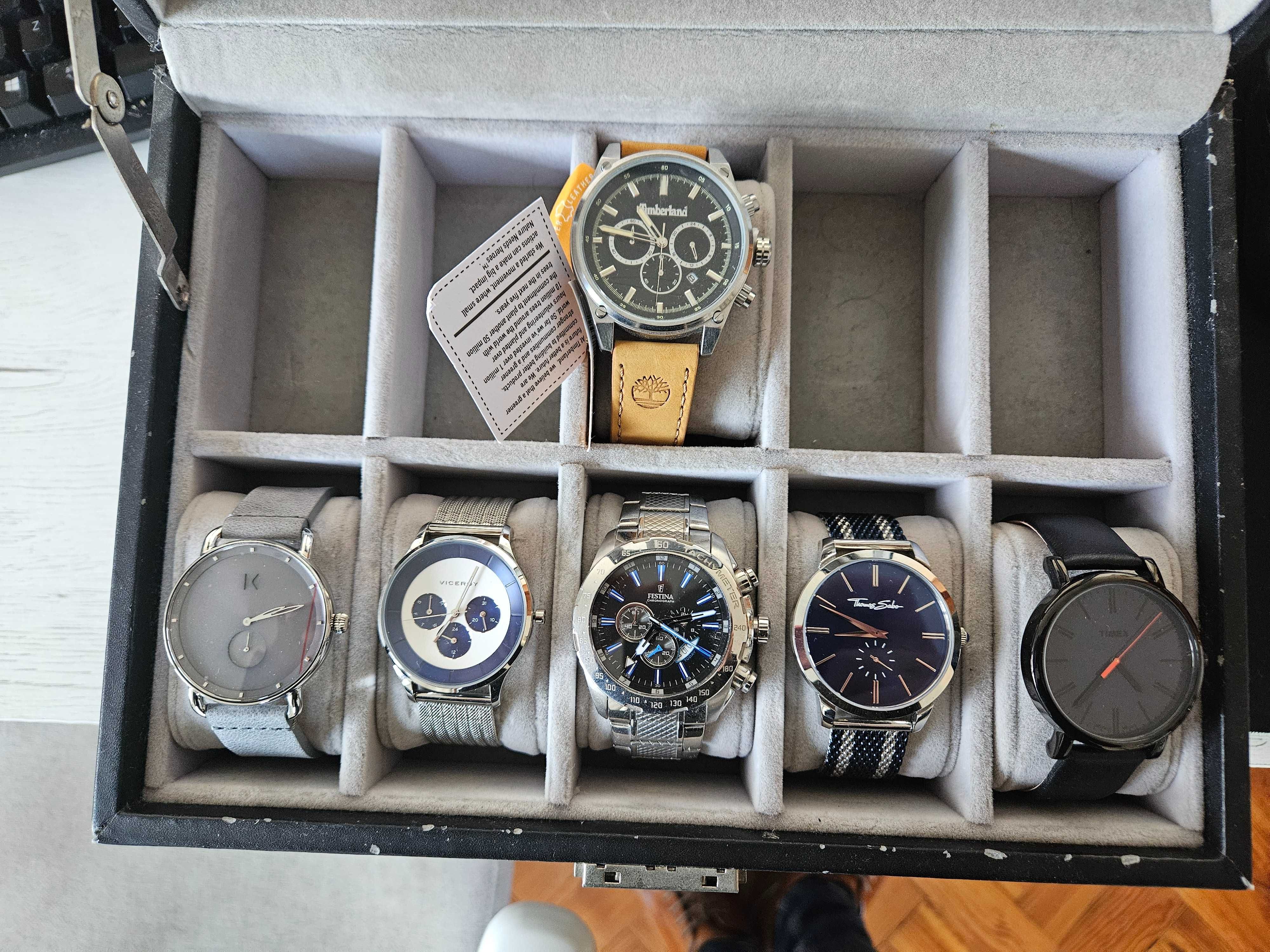 5 Relógios Homem Novos/Seminovos (Festina,Thomas Sabo,MVMT)