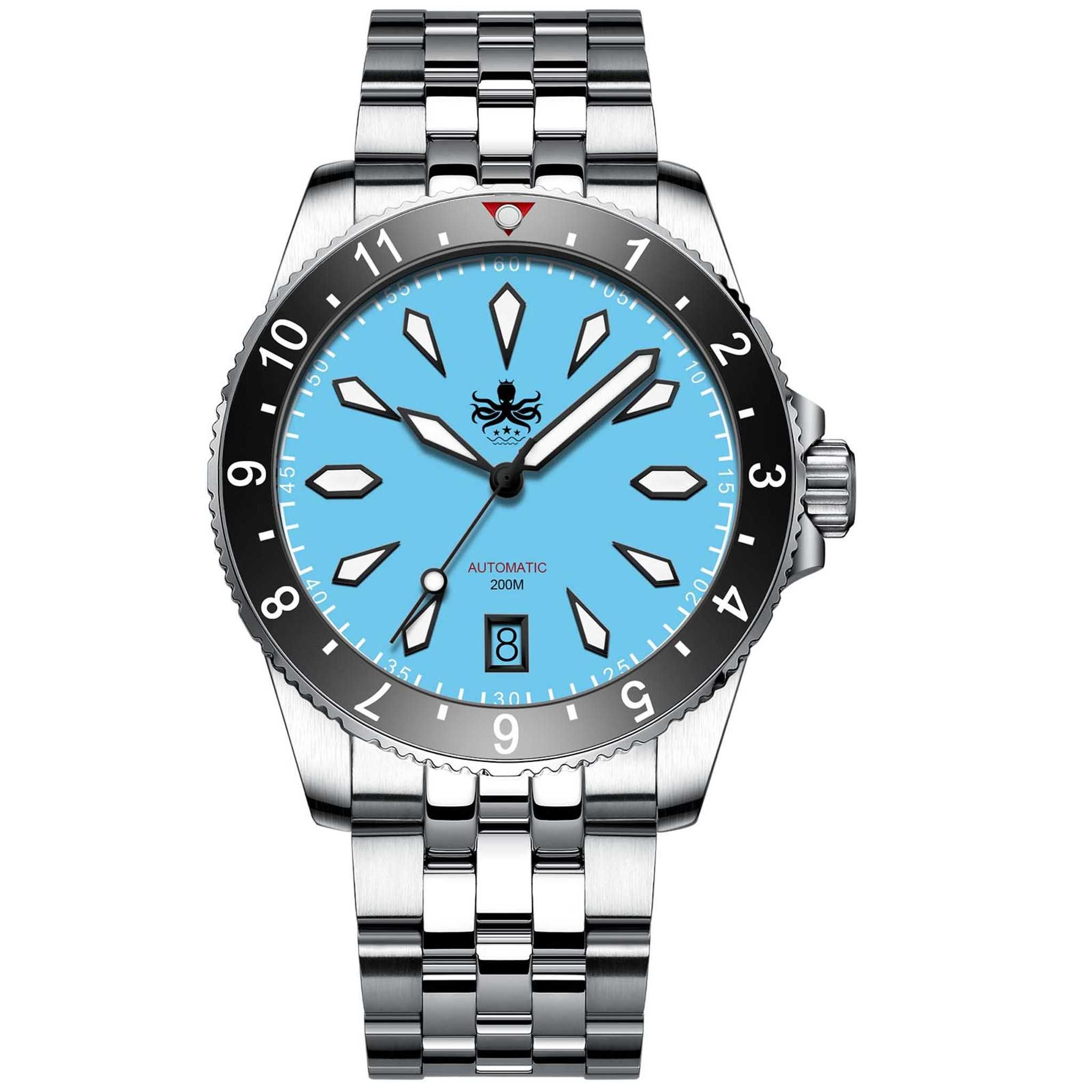 Zegarek Phoibos Voyager PY035B BLUE Diver nowy w foliach