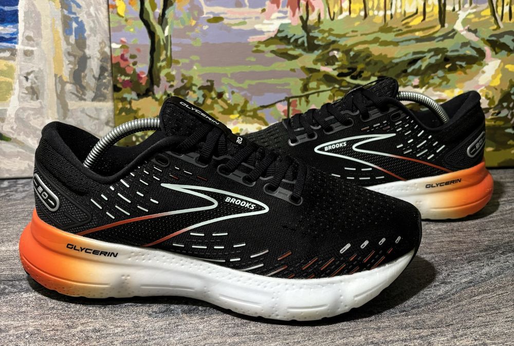 Чорні кросівки Brooks Glycerin20 42р устілка 27см