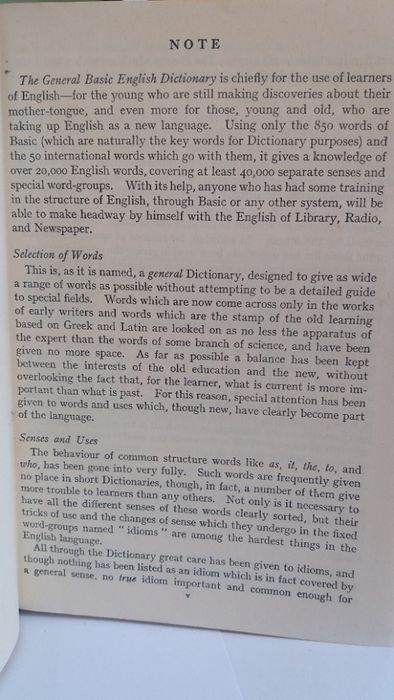 The General Basic English Dictionary