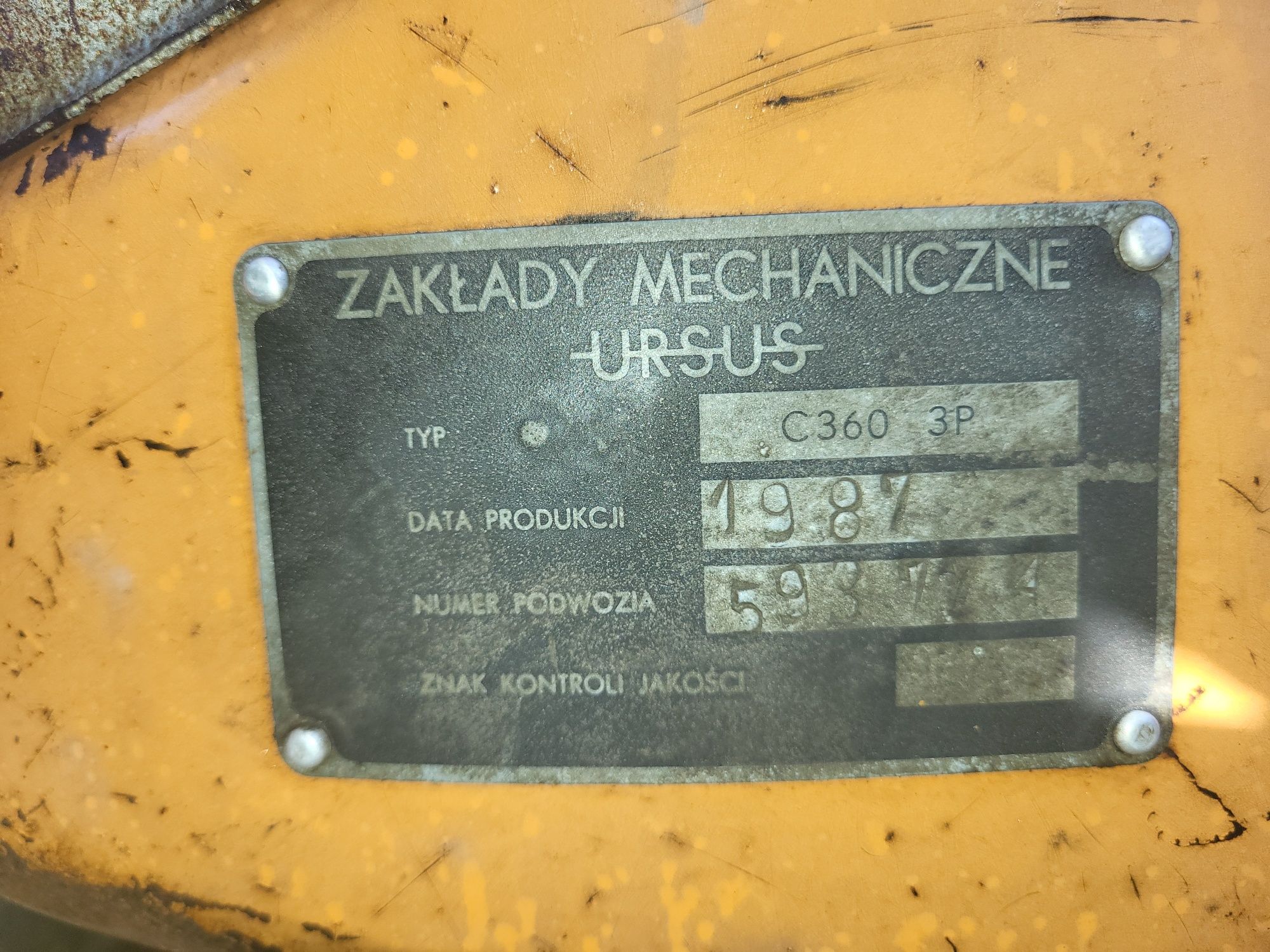 Ciagnik ursus c360 3p