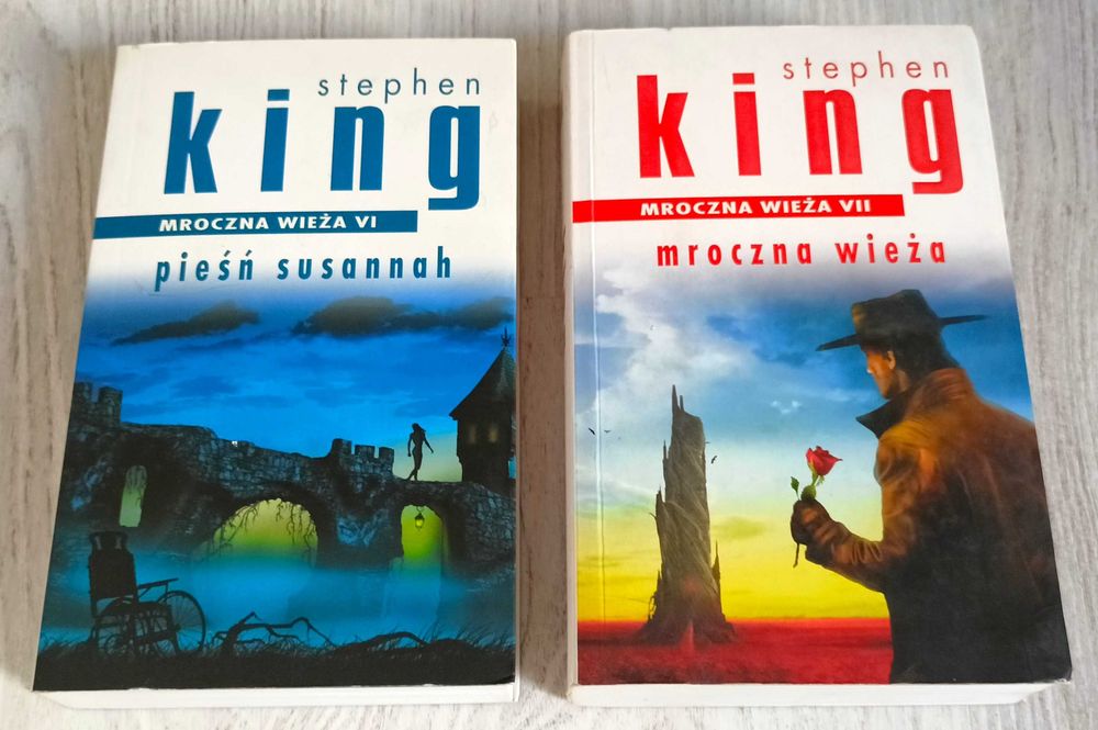 2x Stephen King Mroczna Wieża 7 + Pieśń Susannah 6 UNIKATOWE WYDANIA