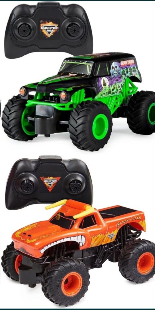 Hot Wheels Monster Jam 1:24 на радіокеруванні El Toro Loco, Dalmatian