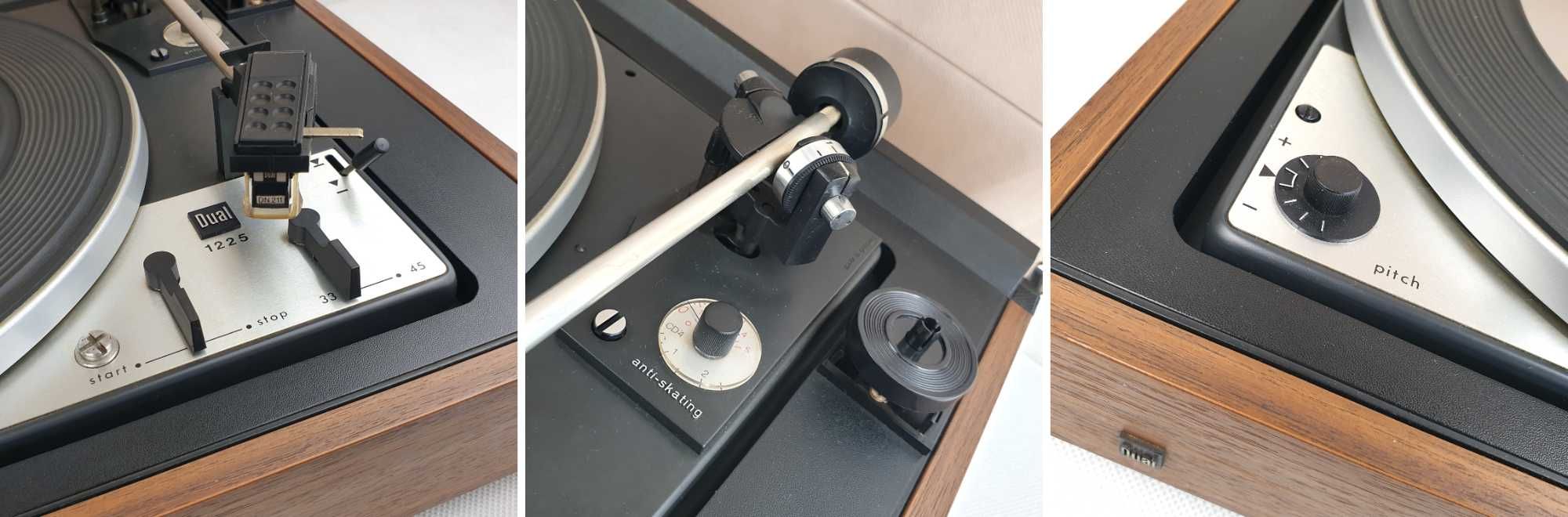 DUAL 1225 Gramofon Full Automat Vintage Loft Winyl Retro Audio