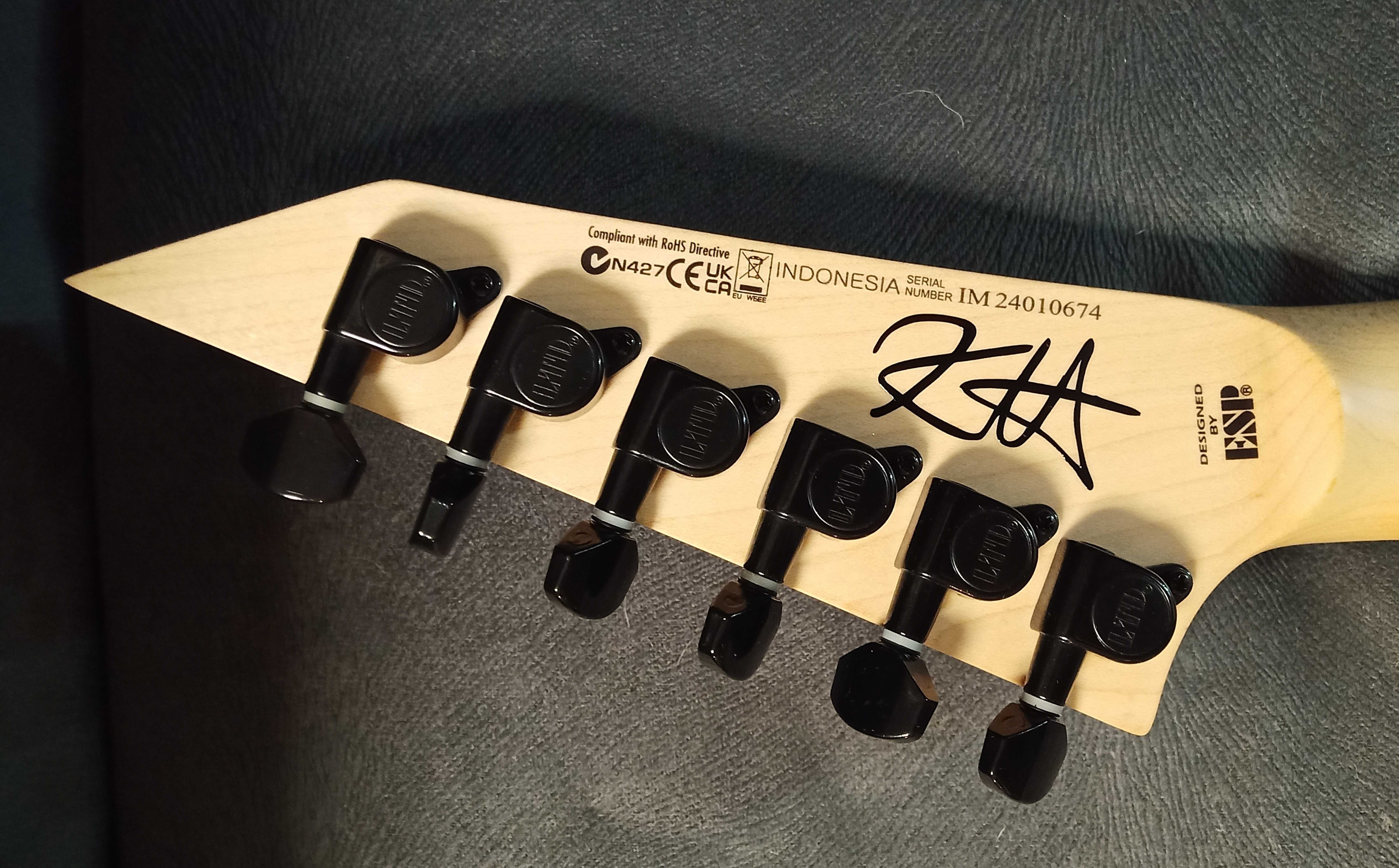 Gitara elektryczna ESP LTD KH-202 Kirk Hammett + kostka KH gratis