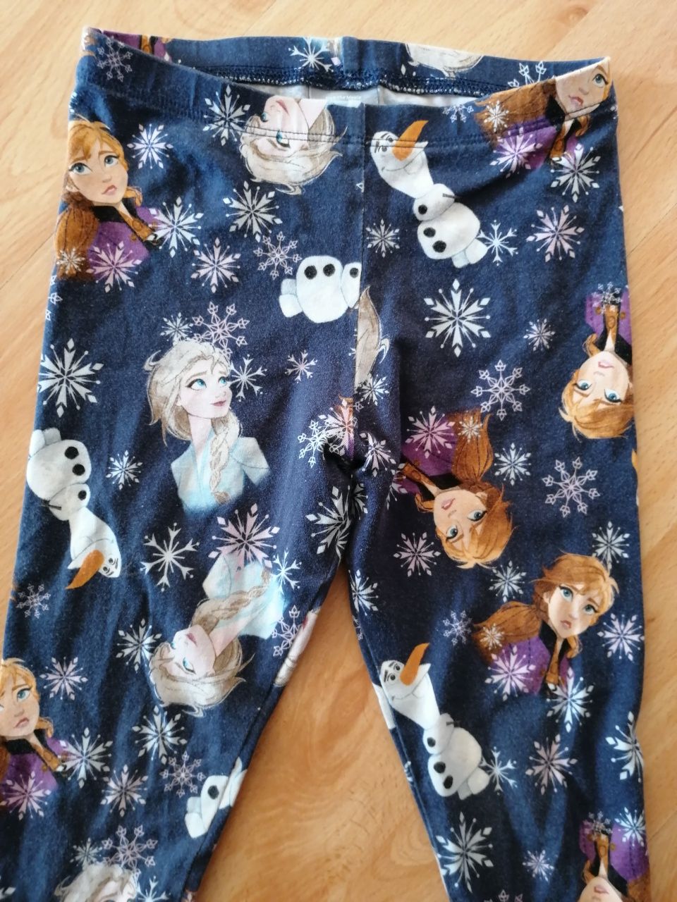 Bawełniane getry legginsy FROZEN Kraina Lodu Elsa na 98-104cm