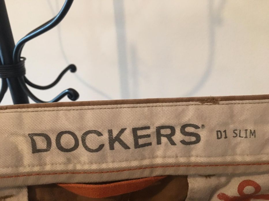 Calça Dockers D1 Slimfit castanho