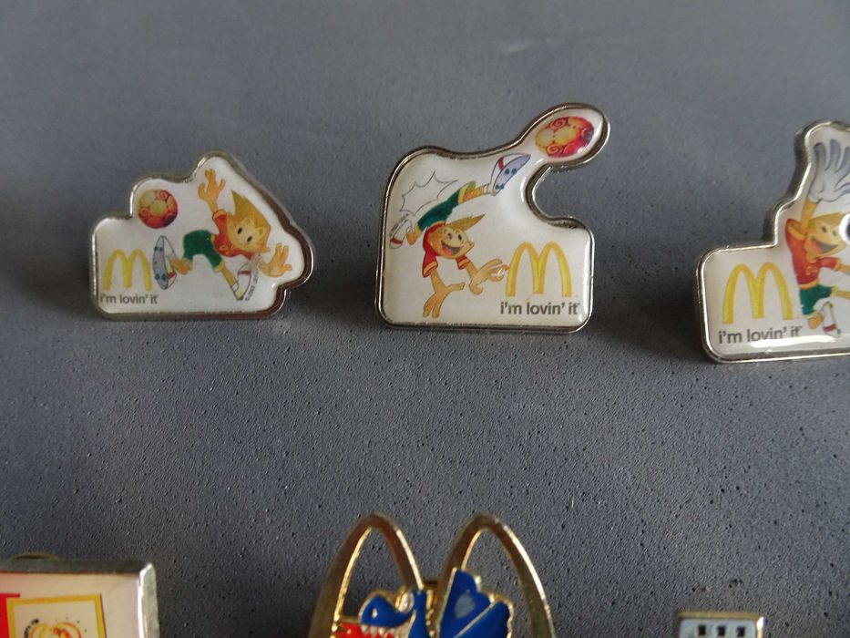 Pins diversos Mc Donald's
