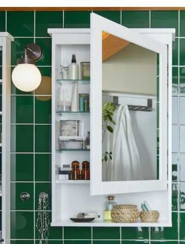 Дзеркало IKEA HEMNES 90×90 см — елегантне рішення для вашого інтер’єру