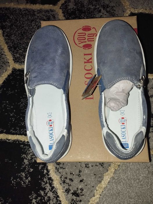 Skórzane buty Lasocki dla dziewczynki rozmiar 35