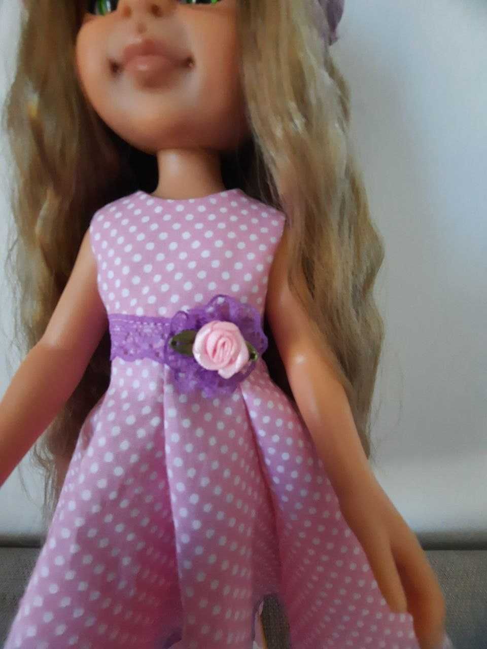 Sukienka, ubranko dla lalki Paola Reina, La Lalla, Berjuan