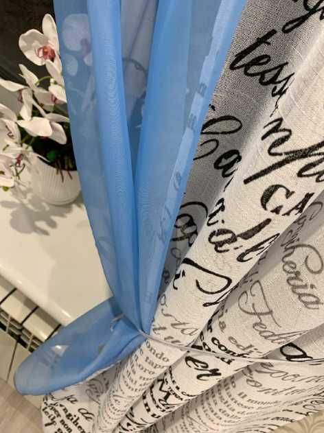 тюль арка кухонна до півіконня різні кольори готові тюлі