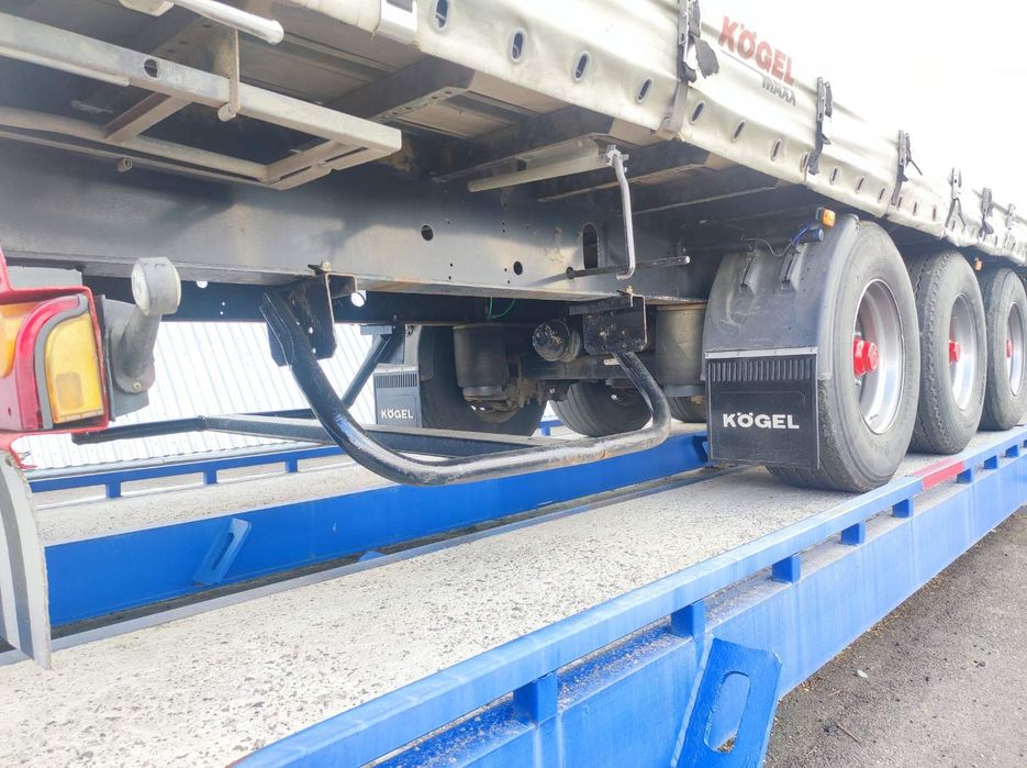 Штора полуприцеп когель площадка соломовоз лісовоз переобладнання