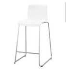 2 Bancos alto / cadeiras alta  IKEA GLENN
Banco alto, branco/cr