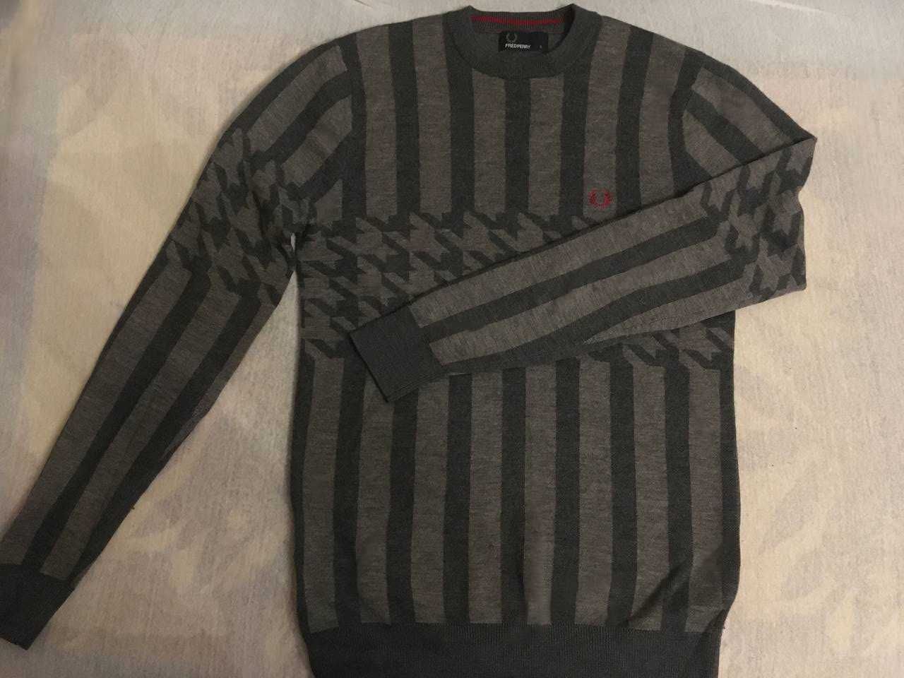 Стильний джемпер тонкий светр Fred Perry оригінал