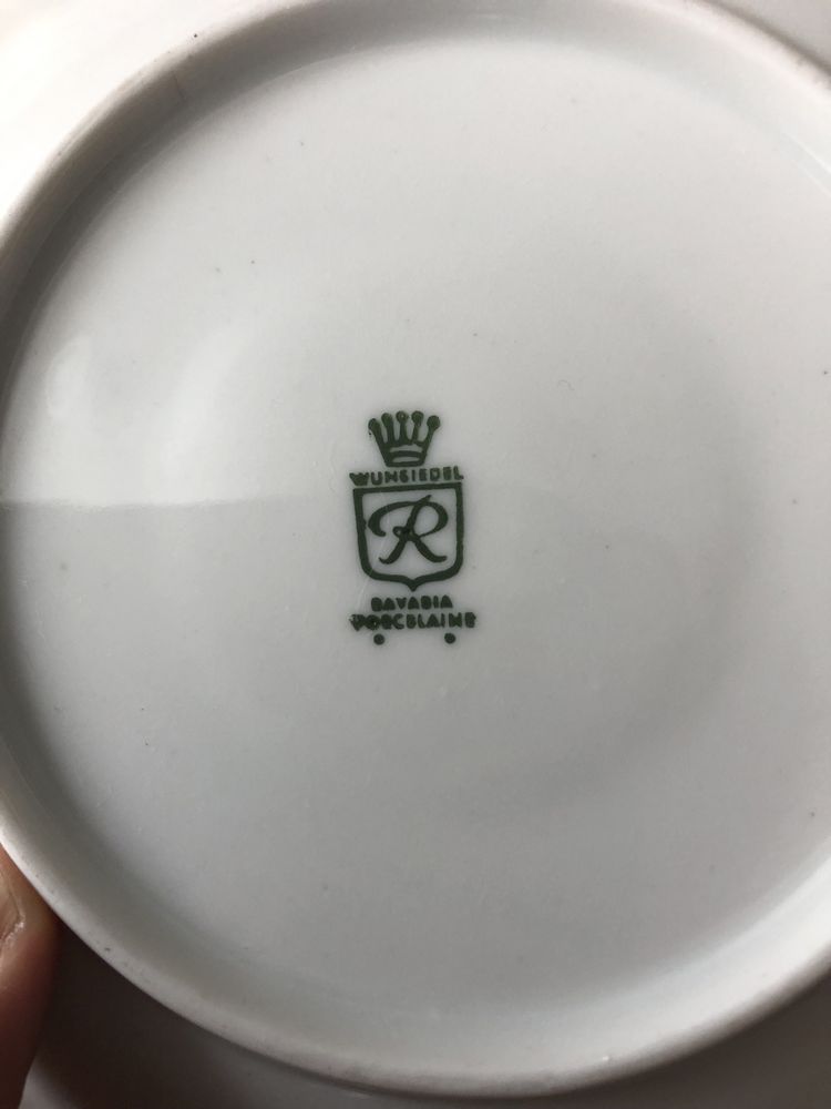 Stara porcelana Retsch Wunsiedel klasyczny serwis do kawy róże