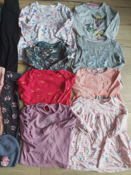 Mega paka ubrań dla dziewczynki jesień zima 2-3l 92-98cm różne marki