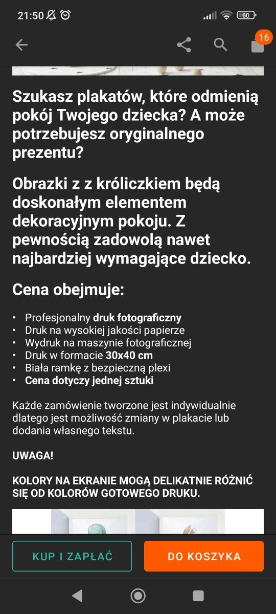 Nowe! Śliczne plakaty, obrazki do pokoju dziecięcego,króliki,króliczki