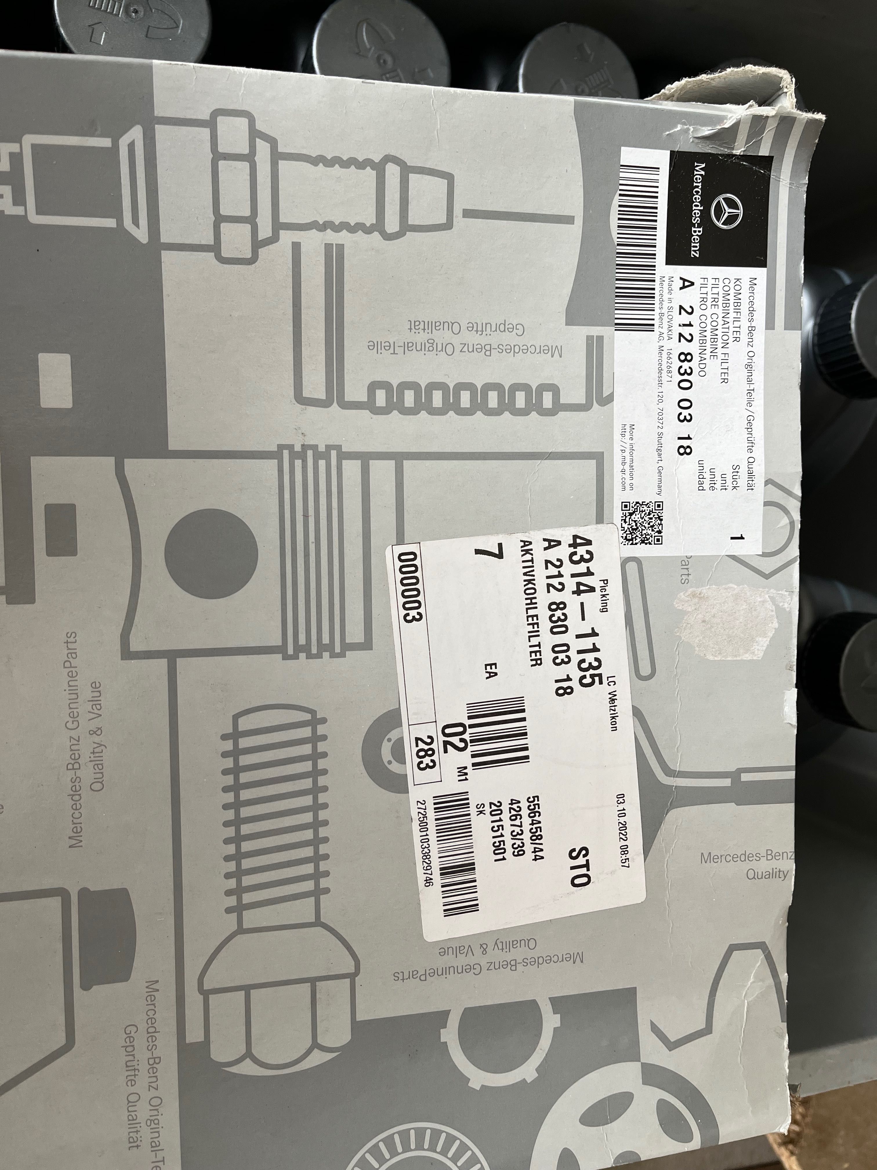 Embaladeiras mercedes GLC 250 originais , óleo caixa automática