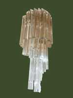 Art deco Murano-żyrandol 45 sople 28cm.