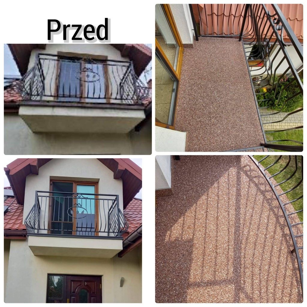 Kamienny dywan  Mikrocement  Plytki