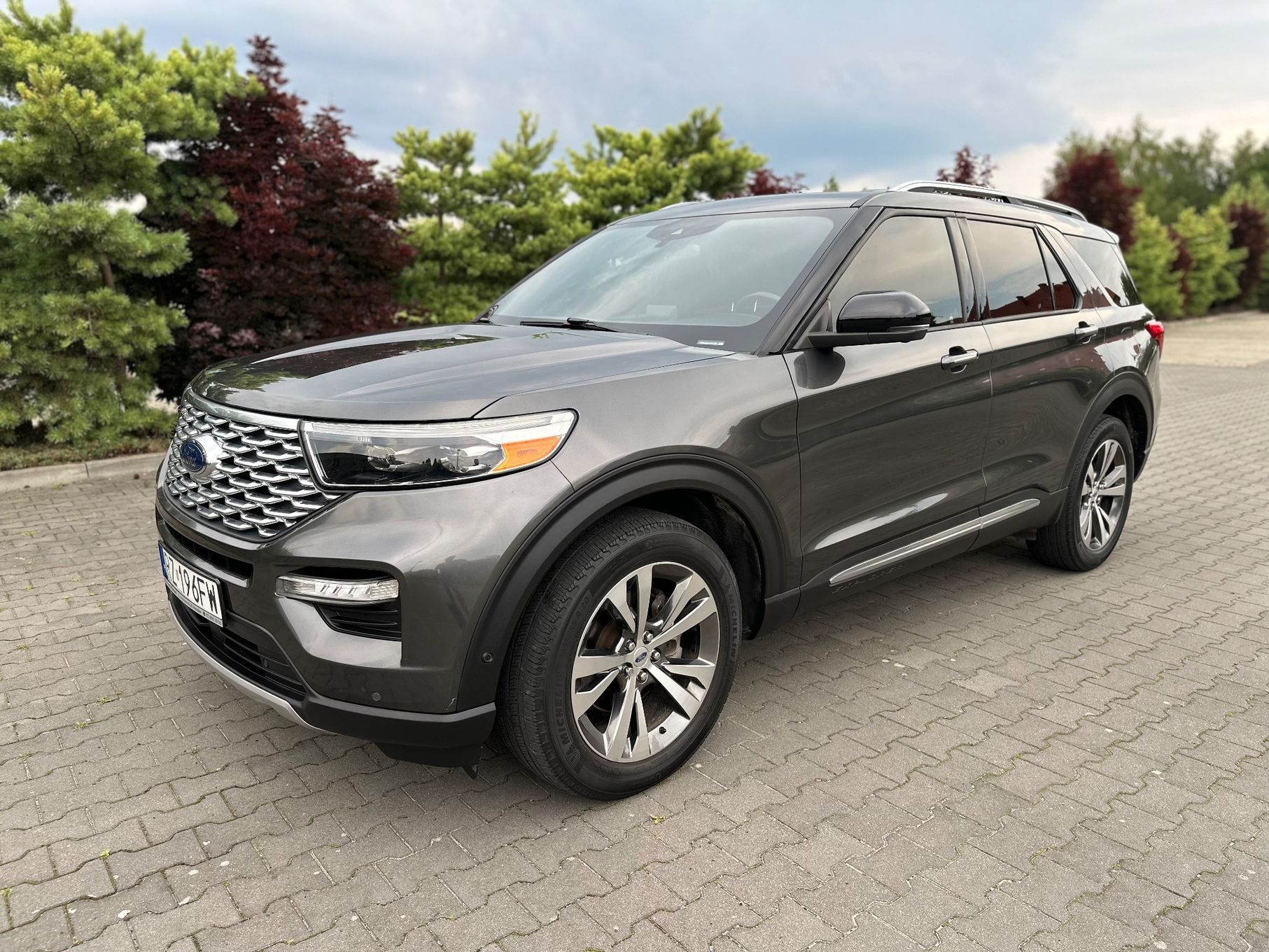 Ford Explorer PLATINUM 3.0 Benzyna V6 365KM 4x4 6os Kam360 BangO Masaże F-VAT 23%